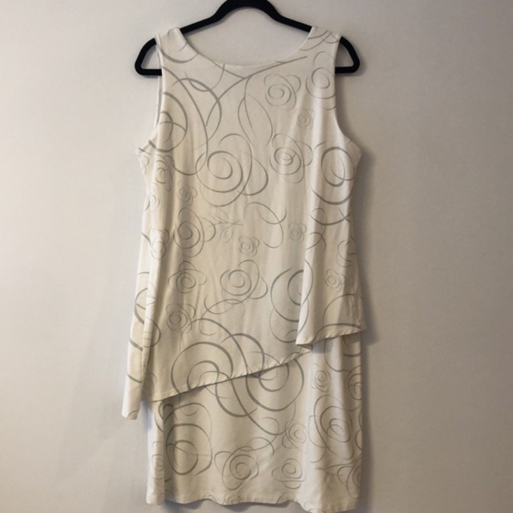 Miik Double Layer Shift Patterned Short Sleeve Sh… - image 5